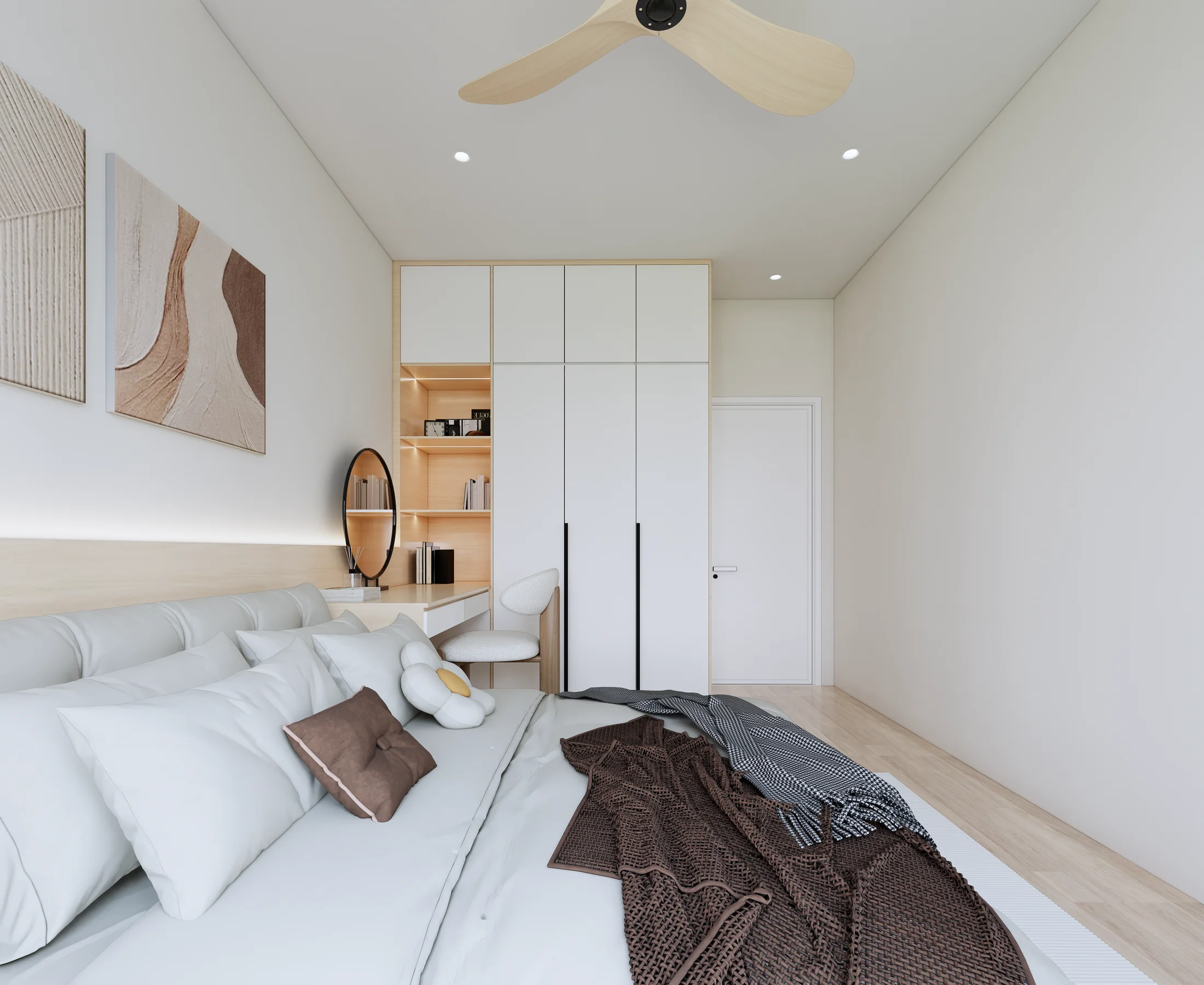 Baron Residence · 547 sq ft — interior view design visualization