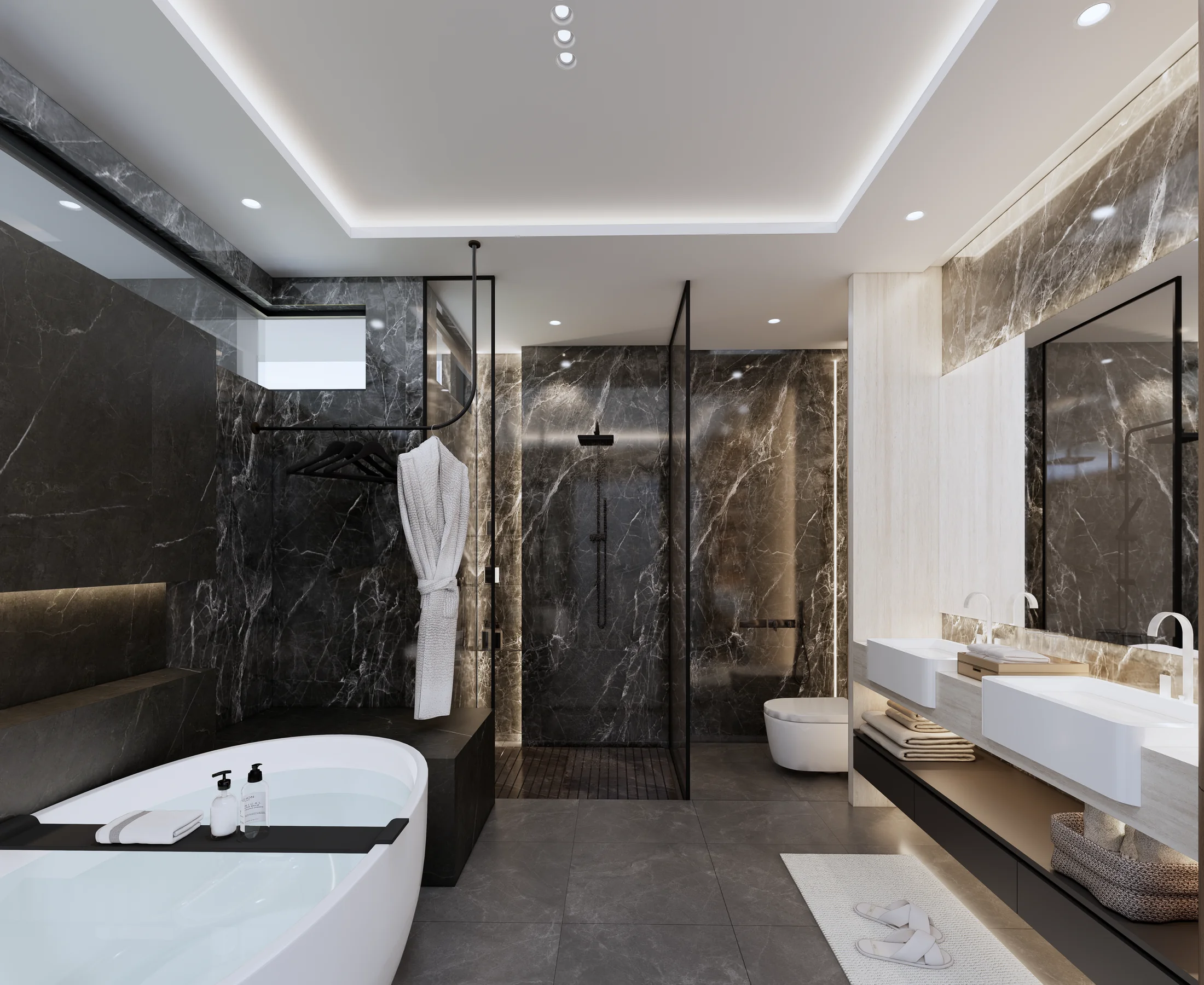 Bathroom · Mont Kiara — interior view design visualization