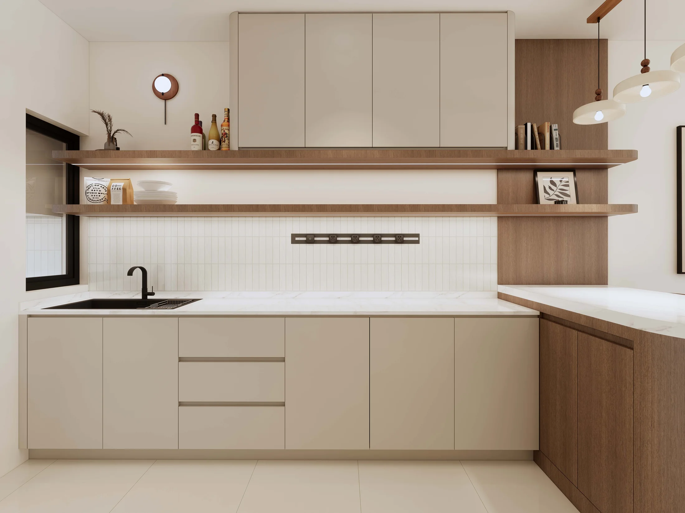 Gamuda Cove · Type D1A — interior view design visualization