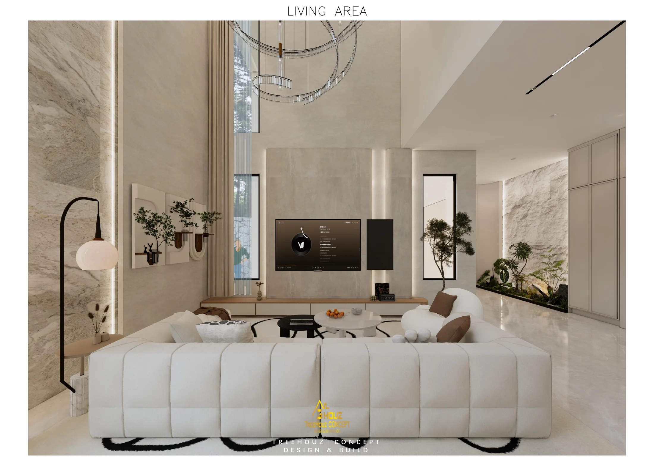Gamuda Cove — interior view design visualization
