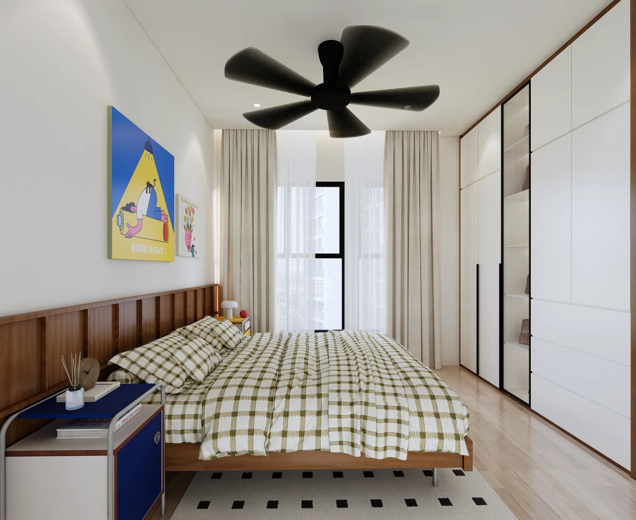 Harmony Residence — bedroom design visualization