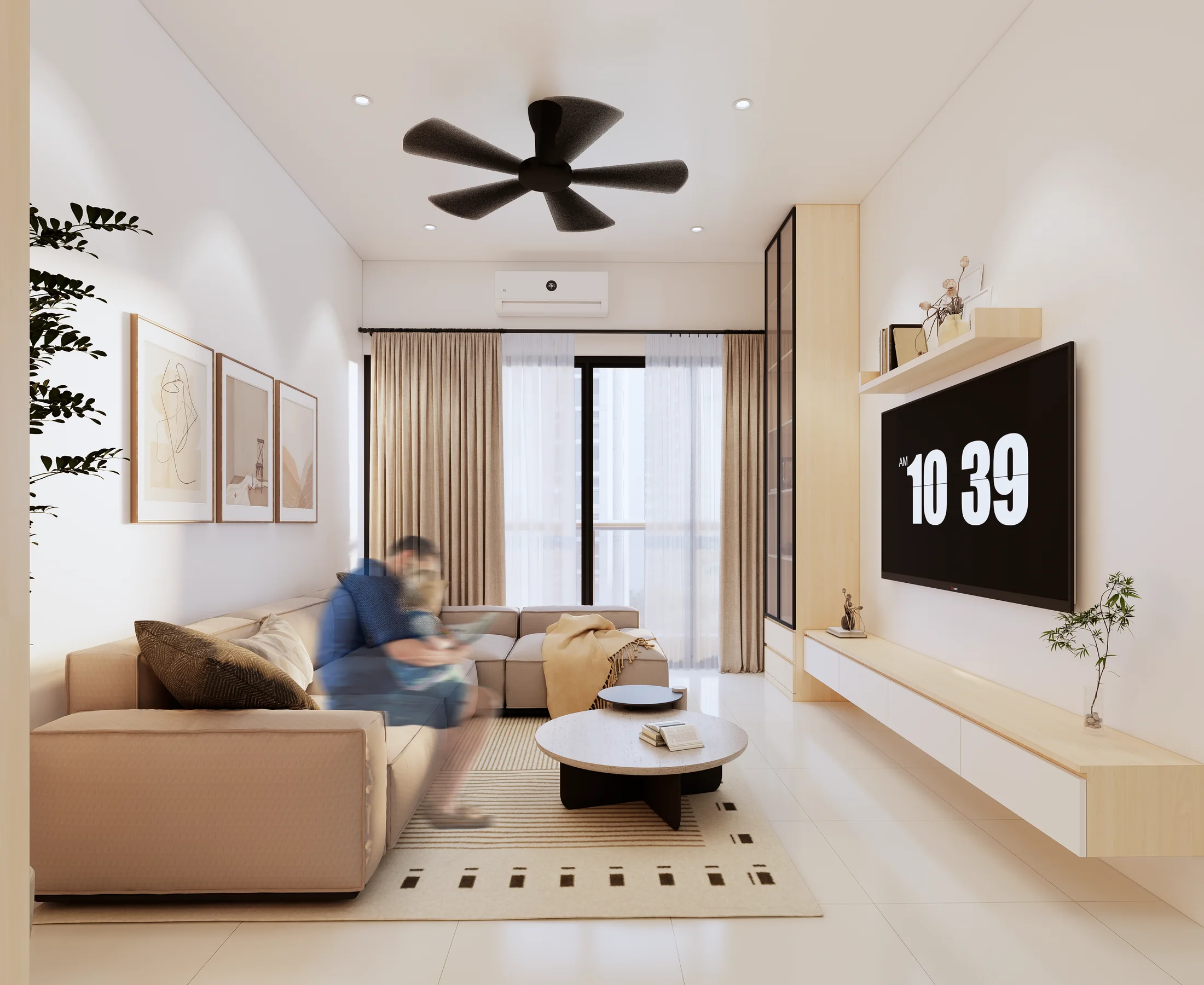 One Residence — interior view design visualization
