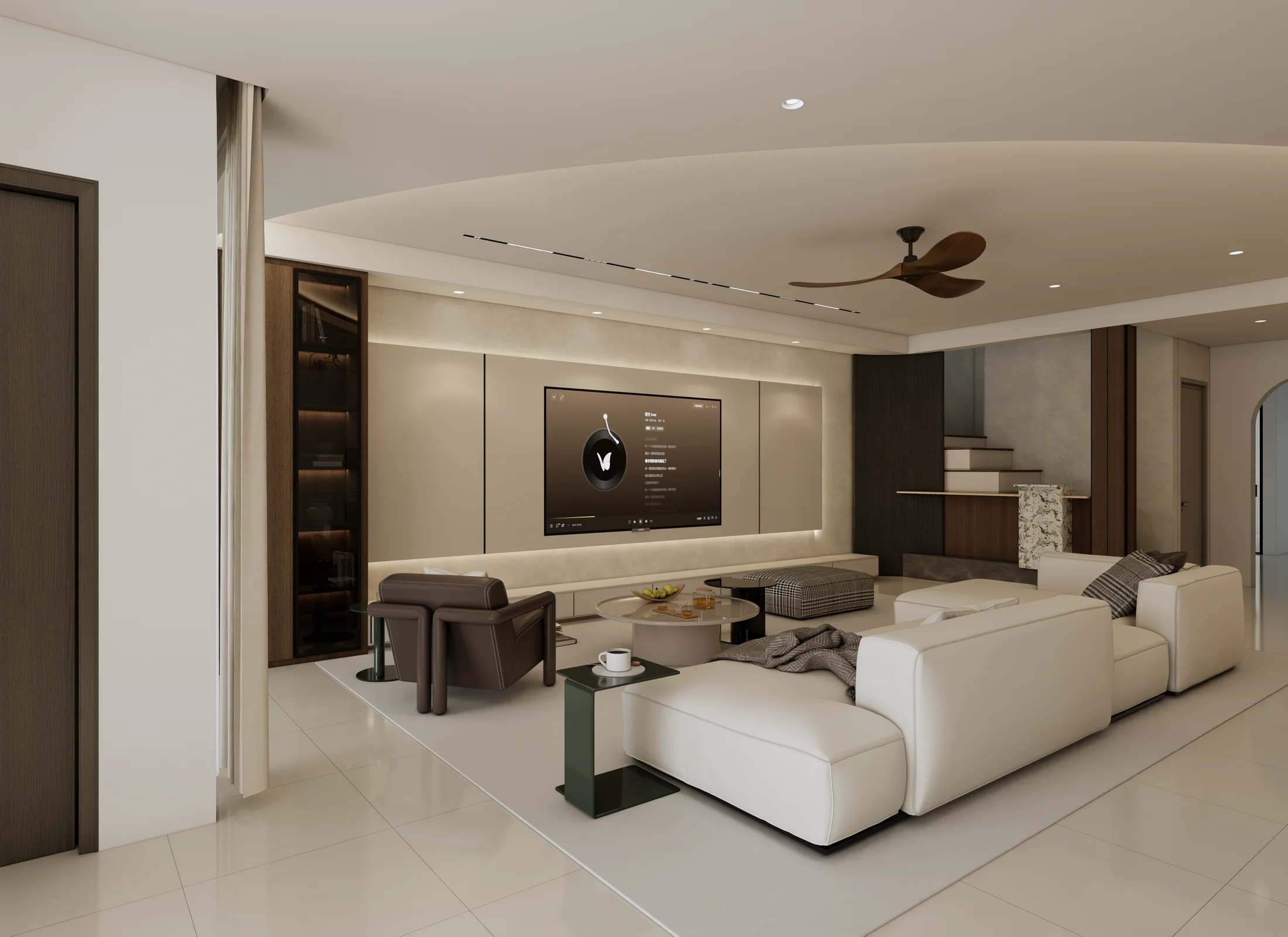 Taman Bukit Mewah — living area design visualization