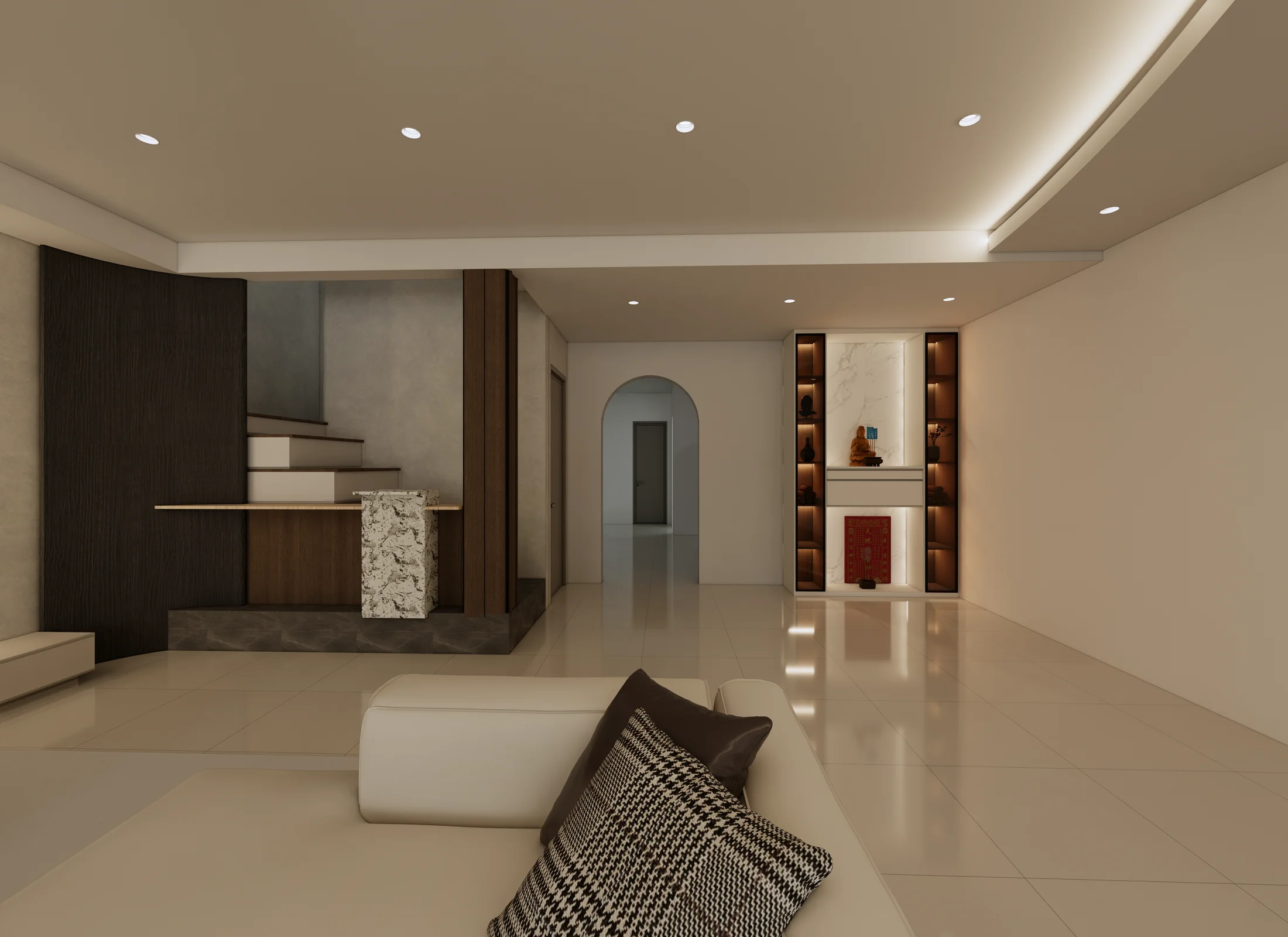 Taman Bukit Mewah — living area design visualization
