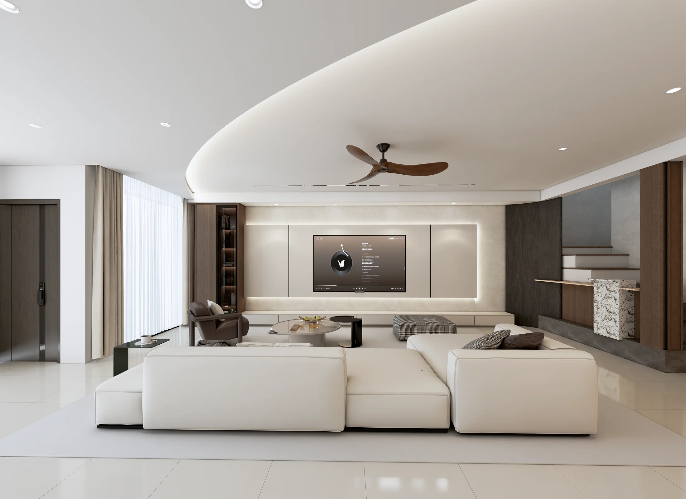Taman Bukit Mewah — living area design visualization