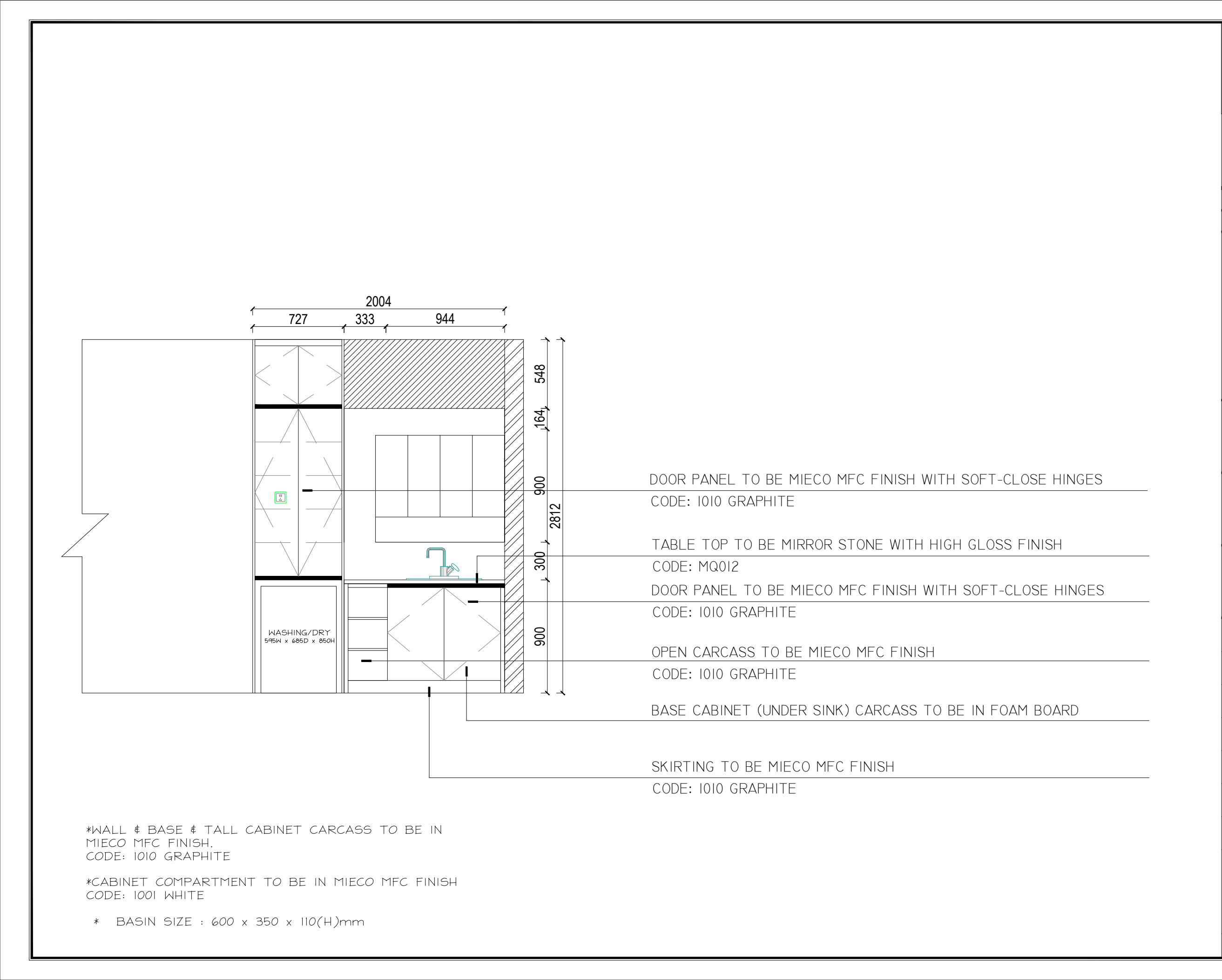 Baron Residence · 671 sq ft — redacted public drawing, page 2