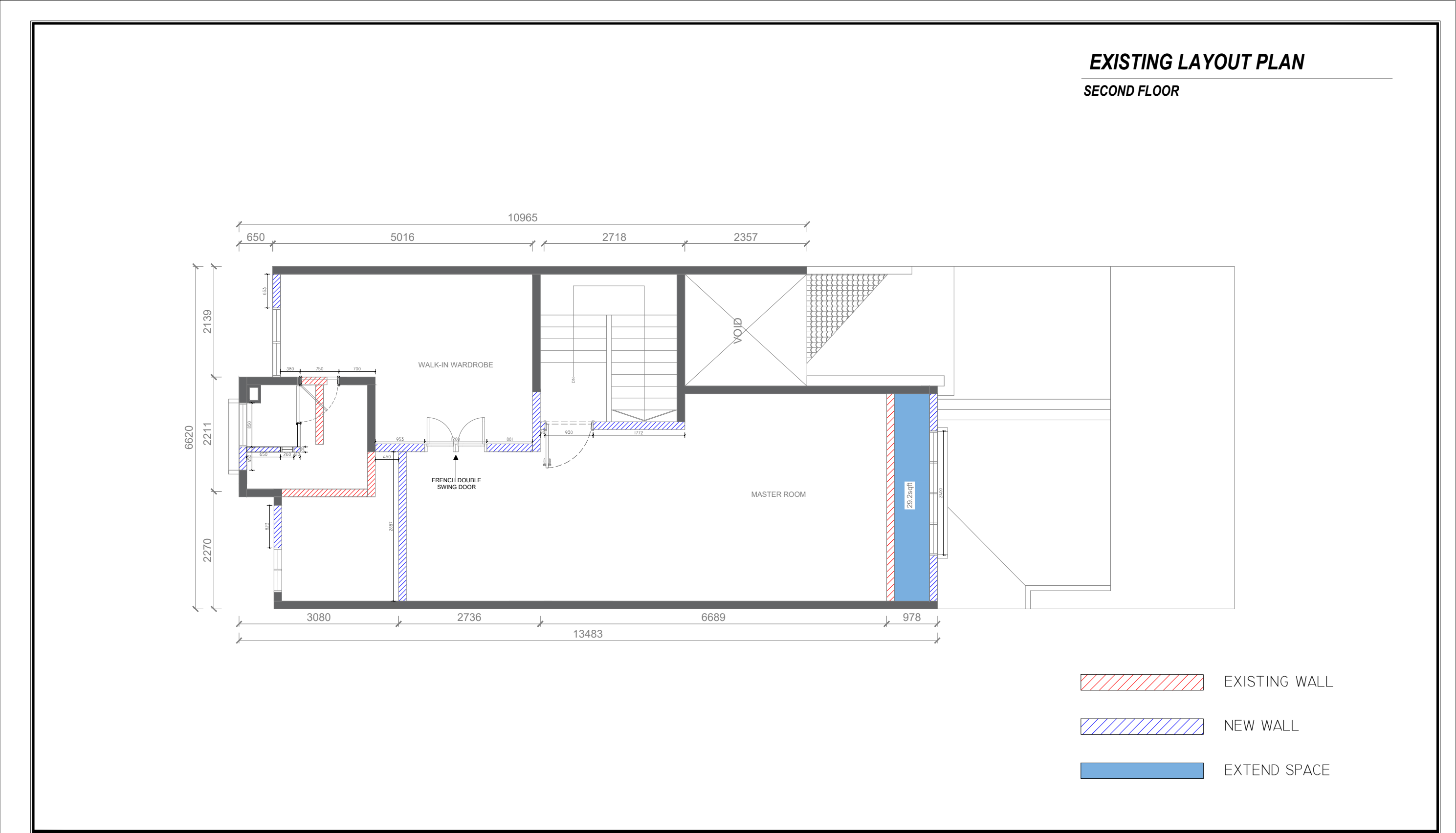 Mutiara · upper-floor layout — portfolio design artifact